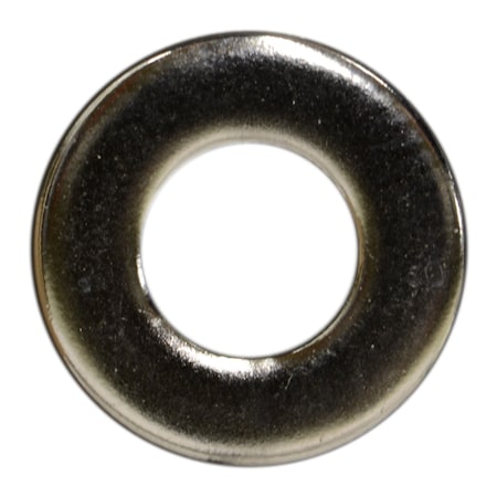 Midwest Fastener Flat Washer, For Screw Size #10 , 18-8 Stainless Steel Polished Finish, 15 PK 33448